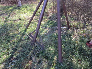 Tractor Bucket Bolt on Cherry Picker