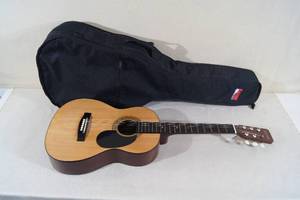 lot 4 image: Telleno Parlor Size Acoustic Guitar with Gig Bag