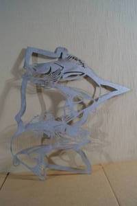 lot 14 image: Minnesota Fish Laser Cut Metal Decorative Sign