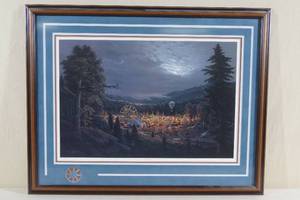 lot 31 image: Jesse Barnes Carnival Lights Framed Art Print - 21342400