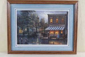 lot 33 image: Jesse Barnes Gentle Showers Framed Art Print - 24133000