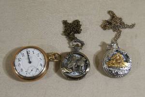 lot 121 image: 3 Pocket Watches - One Vintage