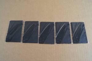 lot 116 image: 5 NEW Credit Card Pocket Knives