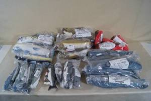 lot 192 image: Stuffed Fish and Cardinal Plush Toys