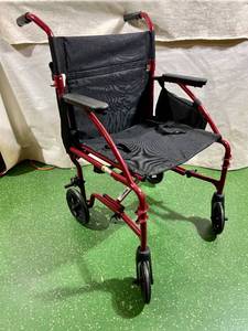 lot 168 image: Folding Lightweight Wheelchair