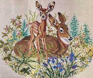 lot 116 image: Vintage Cross Stitch Art