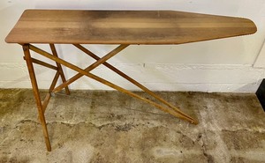 lot 50 image: Vintage Wooden Ironing Board