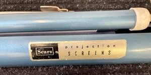 lot 81 image: 2 Vintage Movie Projector Screens