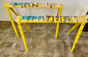 lot 56 image: 2 Collapsible Saw Horses