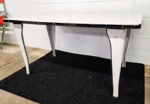 lot 31 image: Vintage Enamel Table