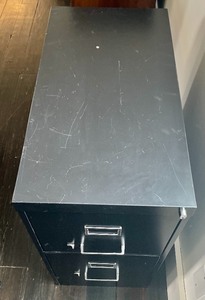 lot 148 image: Fabulous Two Drawer File Cabinet