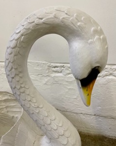 lot 66 image: Plastic Swan Planter