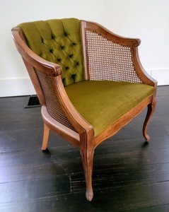 lot 12B image: Vintage Cane Back Armchair