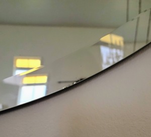 lot 14A image: Oval Wall Mirror