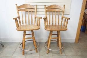 wood stools