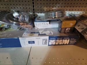 Tote of Plumbing supplies...