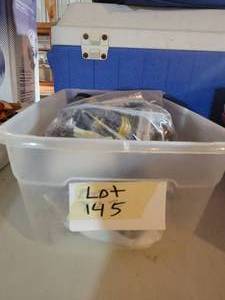 Small tote of electrical...