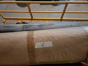 Wagon of 4 rolls of roofing supplie...