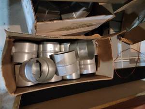 4 Boxes misc. heat ducting...