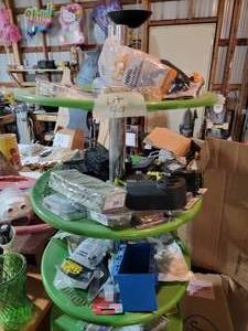 4 tier rolling hardware store displ...