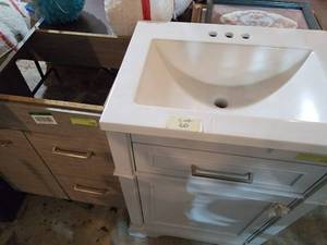 Pair of bathroom Vanities 1 with a ...