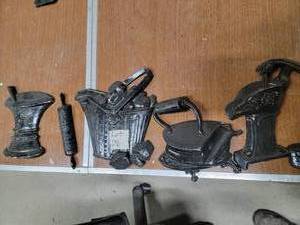 Lot of 5 Decorative Iron Castings...