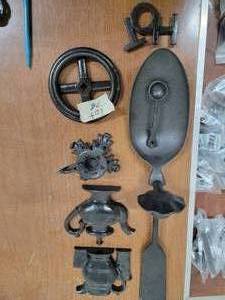 Lot of 6 Decorative Iron castings...