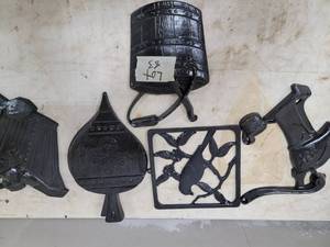 Lot of 5 Decorative Iron Castings...
