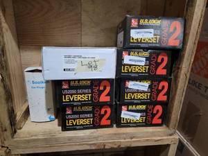 7 boxes of lerset Door handles...