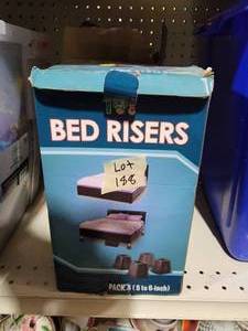 Set of bed Risers, rack...