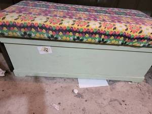 Toy Chest with padded top...