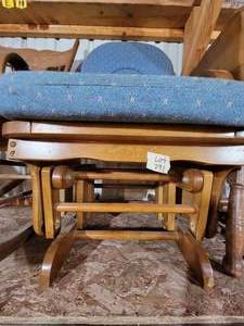 Glider Rocker and foot stool with b...