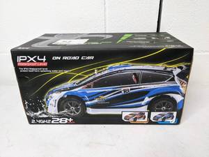 lot 128 image: CIS 112-Scale Remote-Controlled Race Car - Blue