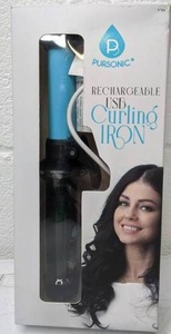 lot 125 image: Pursonic Mini USB Rechargeable Curling Iron
