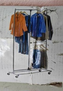 lot 59 image: Honey Can Do 2 Tier Garment Rack