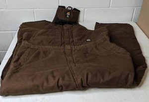lot 97 image: Berne Mens Insulated Bib Overall - XL Short
