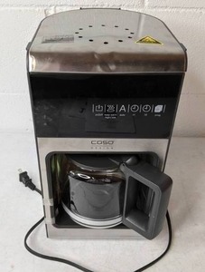 lot 119 image: Caso Design Coffee One 10-Cup Filter Programmable Coffeemaker with Crema Magic Electric Milk Frother