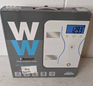 lot 245 image: Weight Watchers Bluetooth Body Analysis Scale - White
