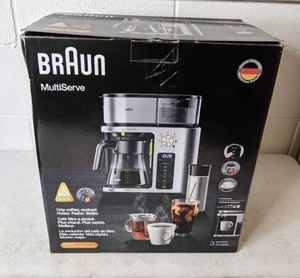 lot 261 image: Braun MultiServe 10-Cup SCA-Certified Programmable Coffeemaker with Internal Water Spout