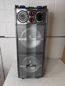 lot 240 image: beFree Sound Sound Double 10 Inch Subwoofer Portable Bluetooth Party Speaker