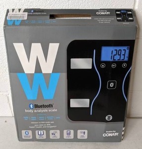 lot 388 image: Weight Watchers Bluetooth Body Analysis Scale - Black