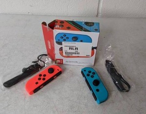 lot 396 image: Nintendo Switch Joy-Con Controllers - Neon RedNeon Blue