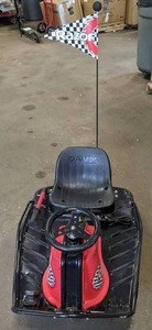 lot 217 image: Razor Crazy Cart - 24V Electric Drifting Go Kart - Variable Speed, Up to 12 mph, Drift Bar for Controlled Drifts