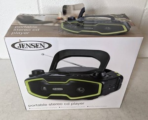 lot 180 image: Jensen Portable Stereo CDMP3 Player with PLL AMFM Stereo