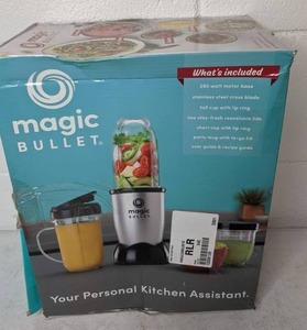 lot 185 image: Magic Bullet Personal Blender and Mixer Set