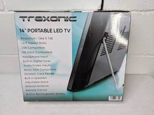 lot 171 image: Trexonic 14 HD LED Portable TV