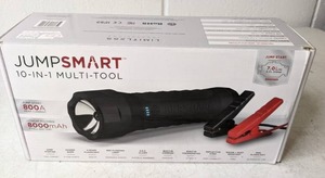 lot 360 image: JumpSmart 10-in-1 Portable Car Jump Starter with Flashlight, Power Bank & USB Ports