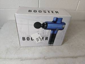 lot 330 image: NHT 20-Speed Massage Gun with 6 Attachments and Carry Case - Black