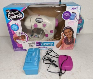 lot 367 image: Cra Z Art Shimmer & Sparkle Sew Crazy Fashion Sewing Machine