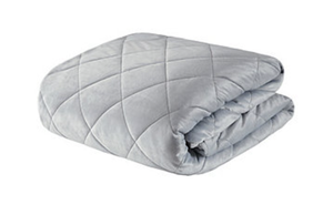 lot 5 image: Beautyrest Luxury Quilted Mink Weighted Blanket - 18 Lb.